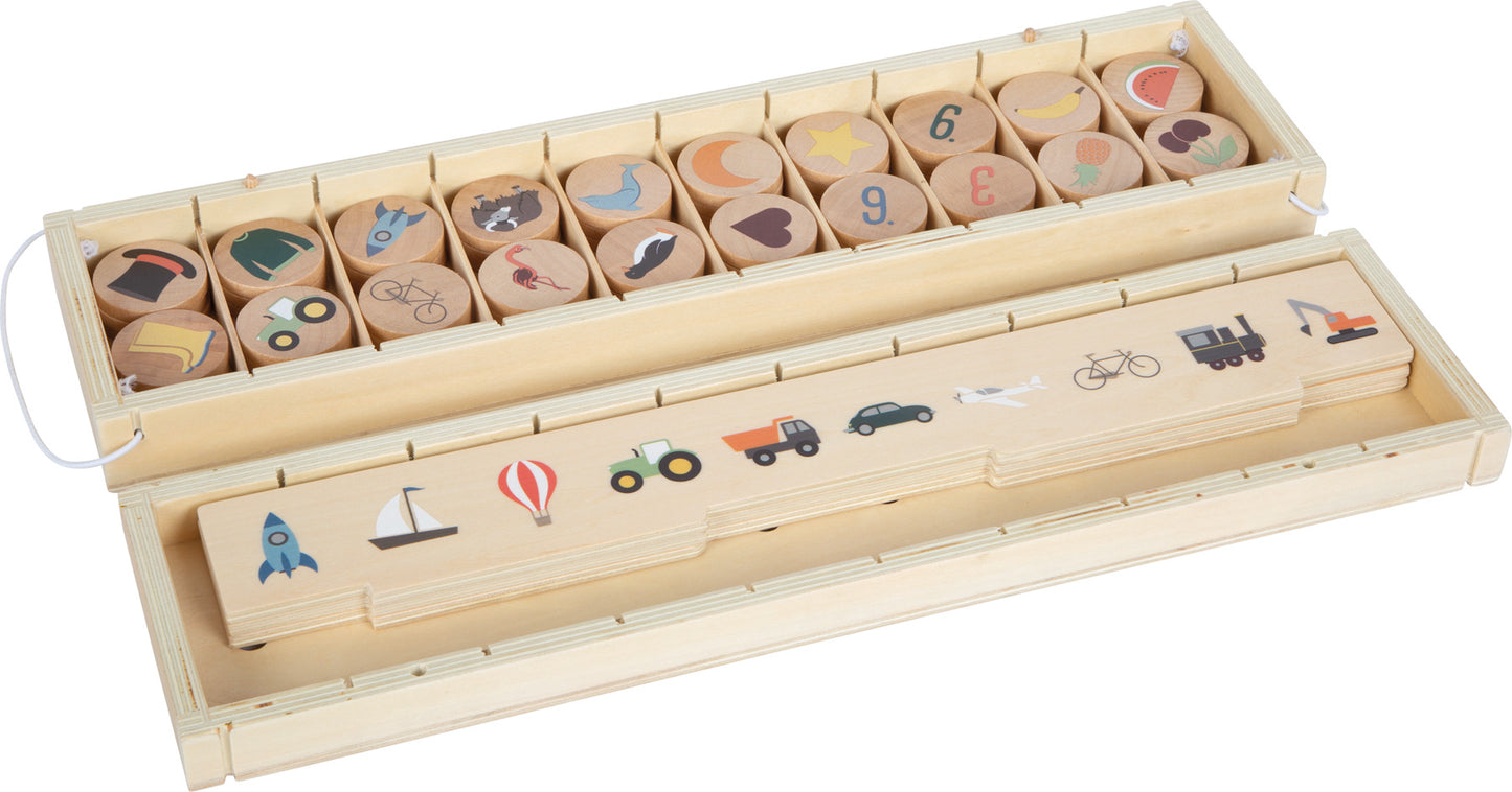 World Explorer sorting box with picture cards for geography learning and cognitive development