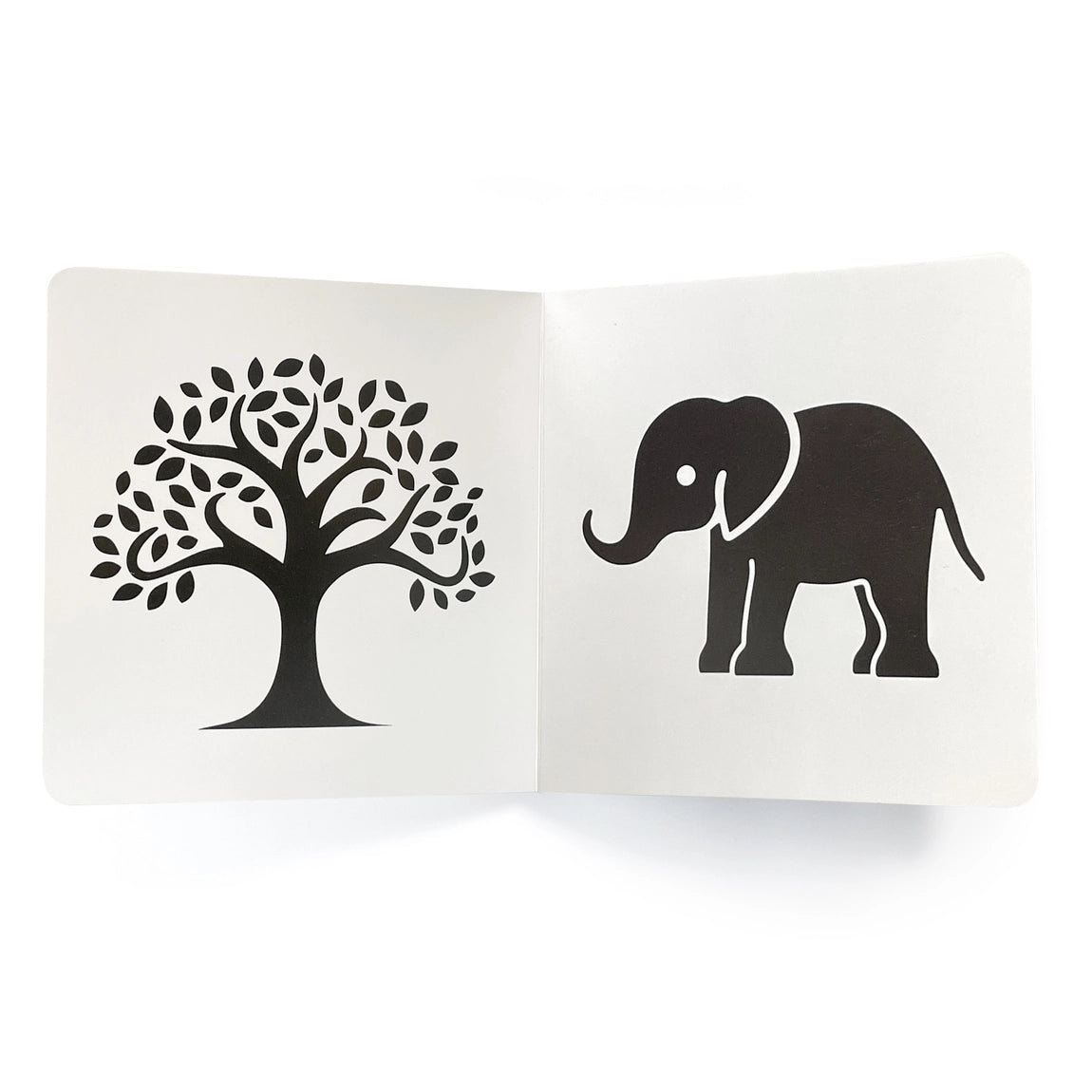 High contrast visual stimulation book for babies