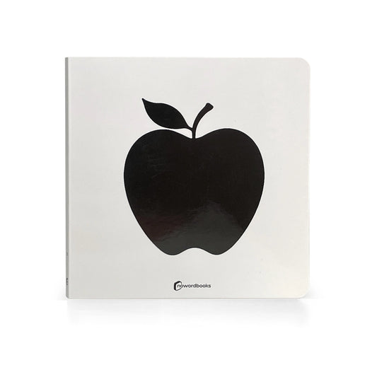 Black on white high contrast baby book