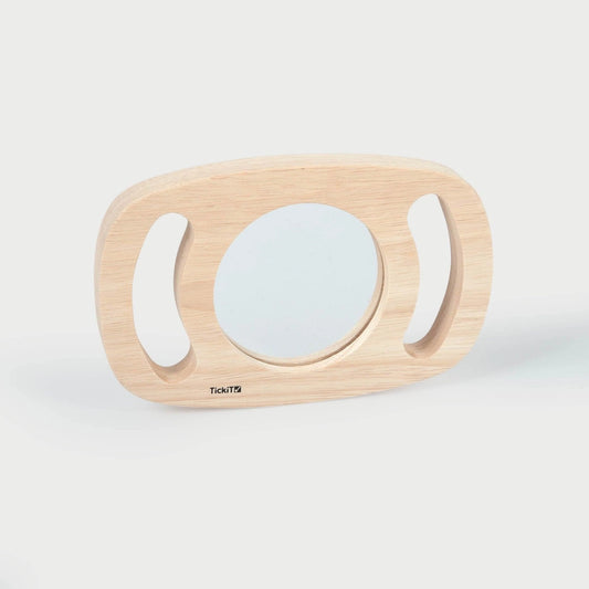 Easy Hold Plane Mirror for babies and toddlers sensory play self awareness and reflection exploration