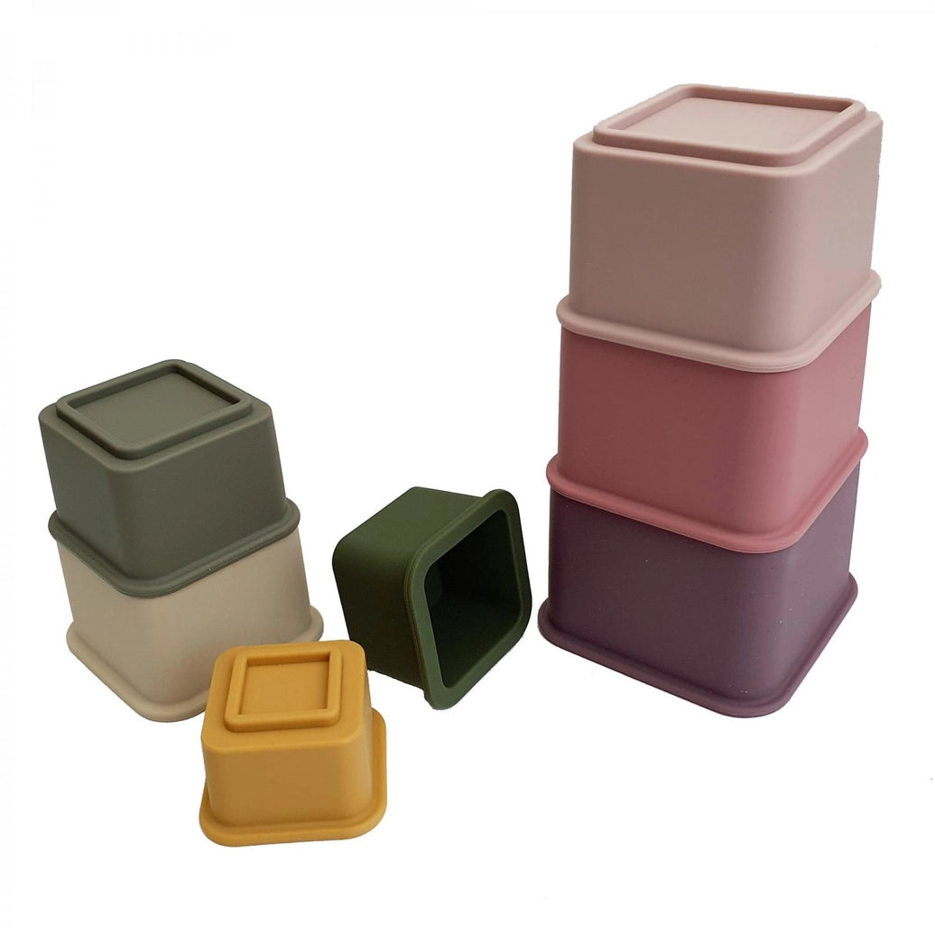 Educational stacking cups for early learning