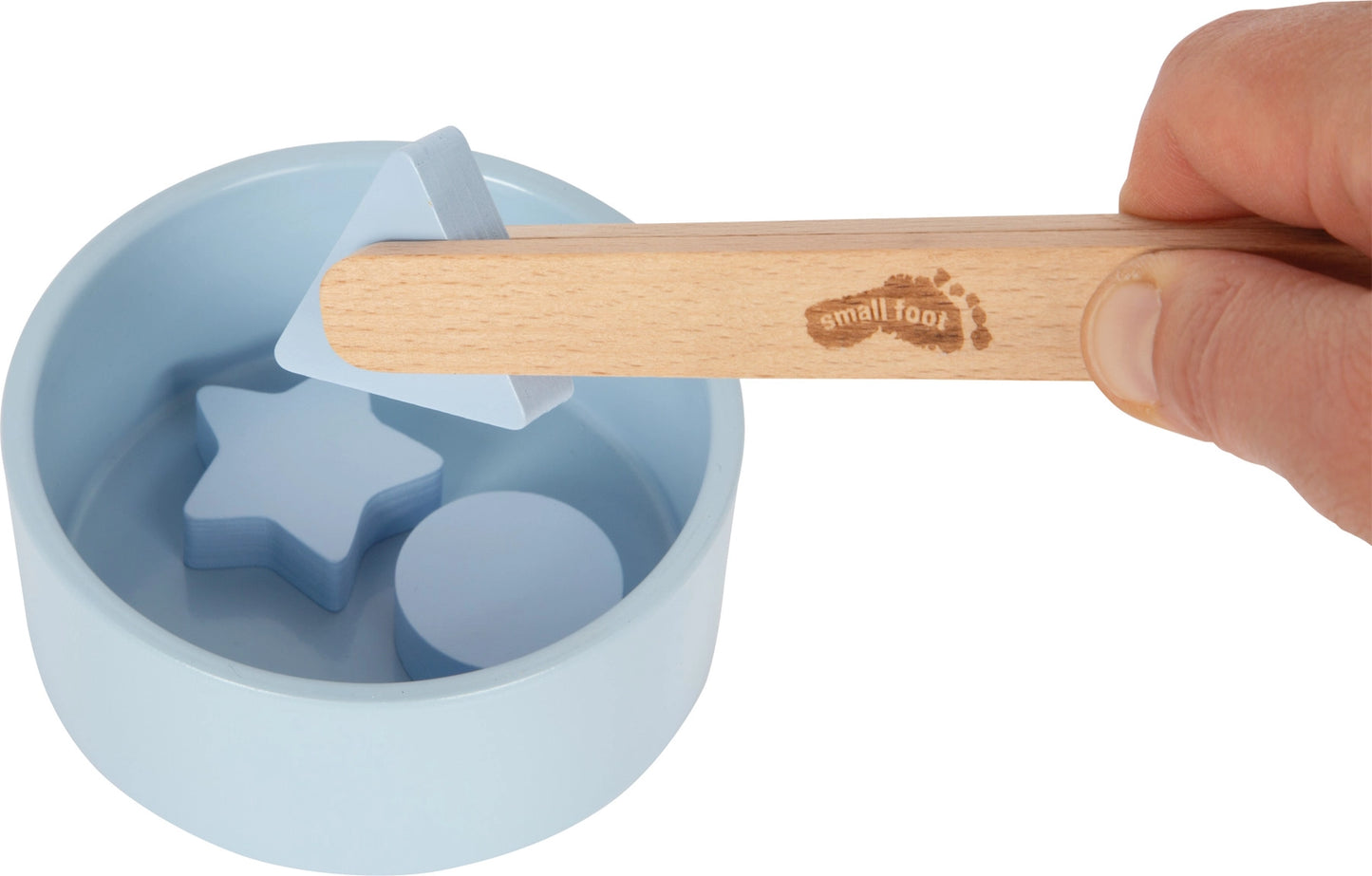 Kids sorting game with wooden tongs for sorting matching and problem solving activities