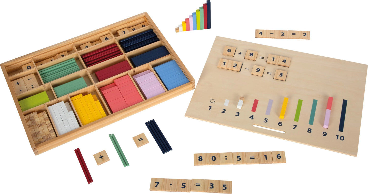 Learning box calculation sticks and numbers for children learning counting addition and subtraction