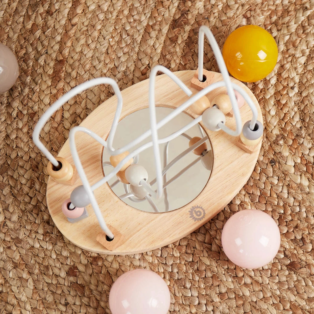 Montessori sensory toy with mirror