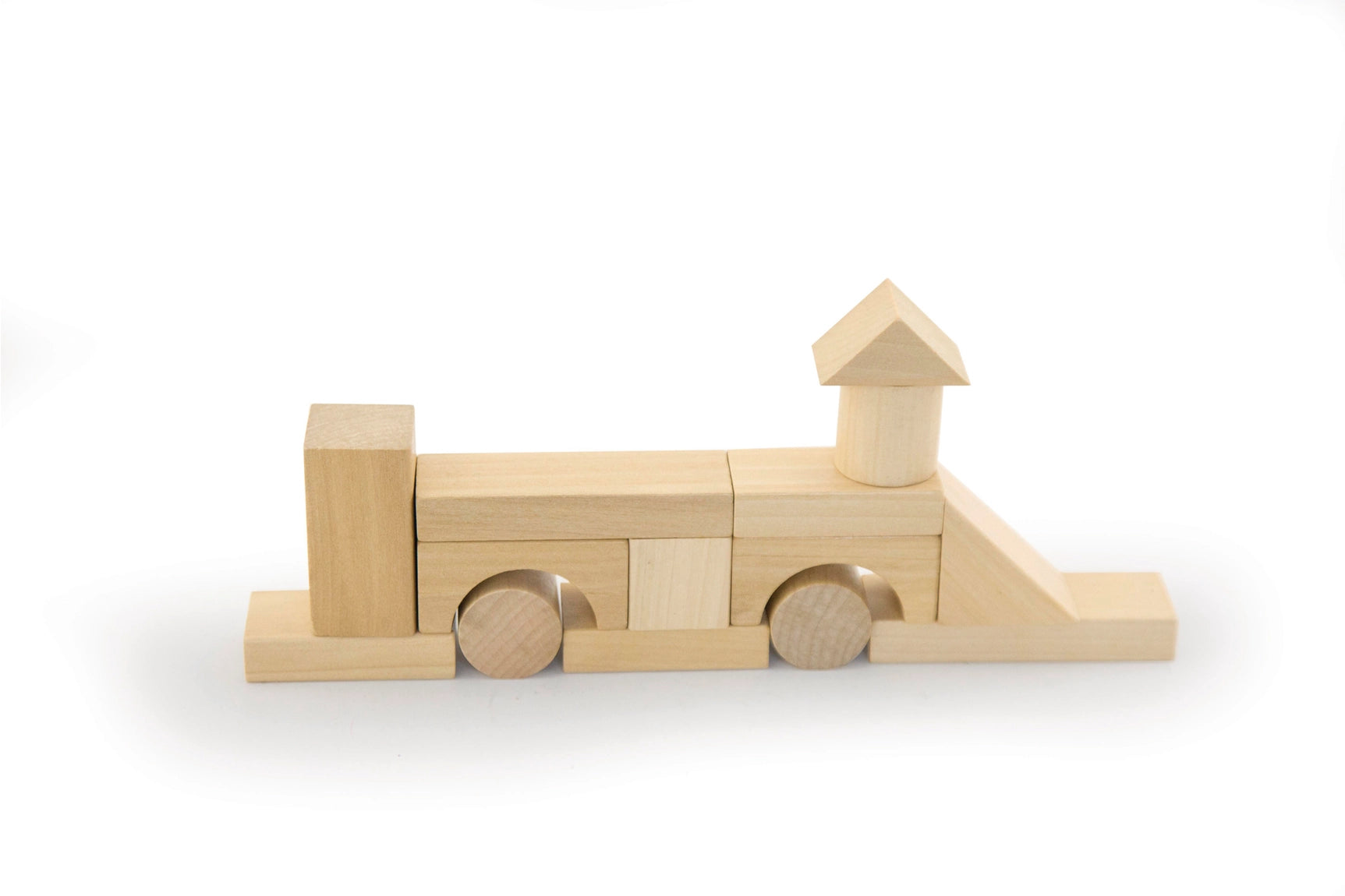 Montessori wooden blocks for creative play