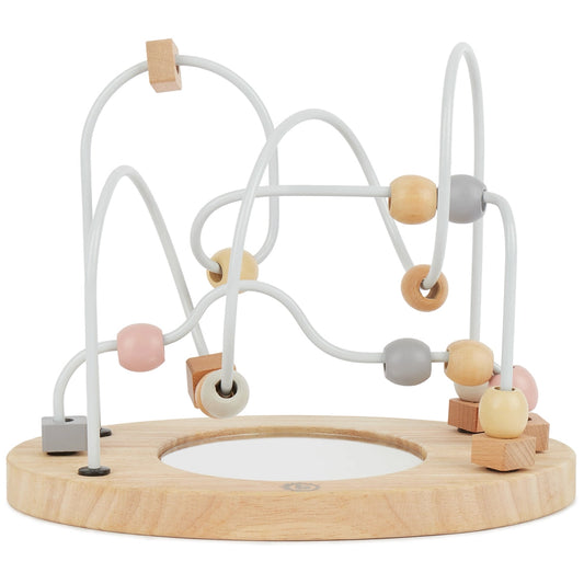 Motor skills loop with mirror Montessori toy
