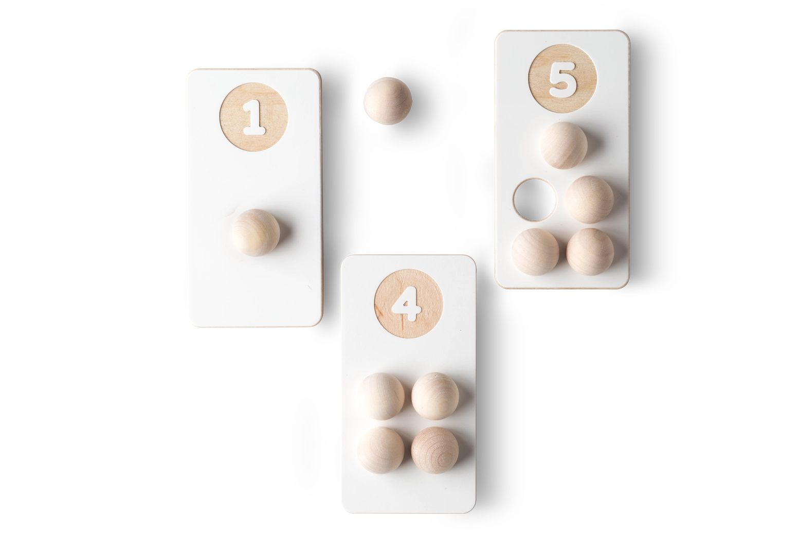 Numbers for learning to count wooden blocks for children developing numeracy and early math skills