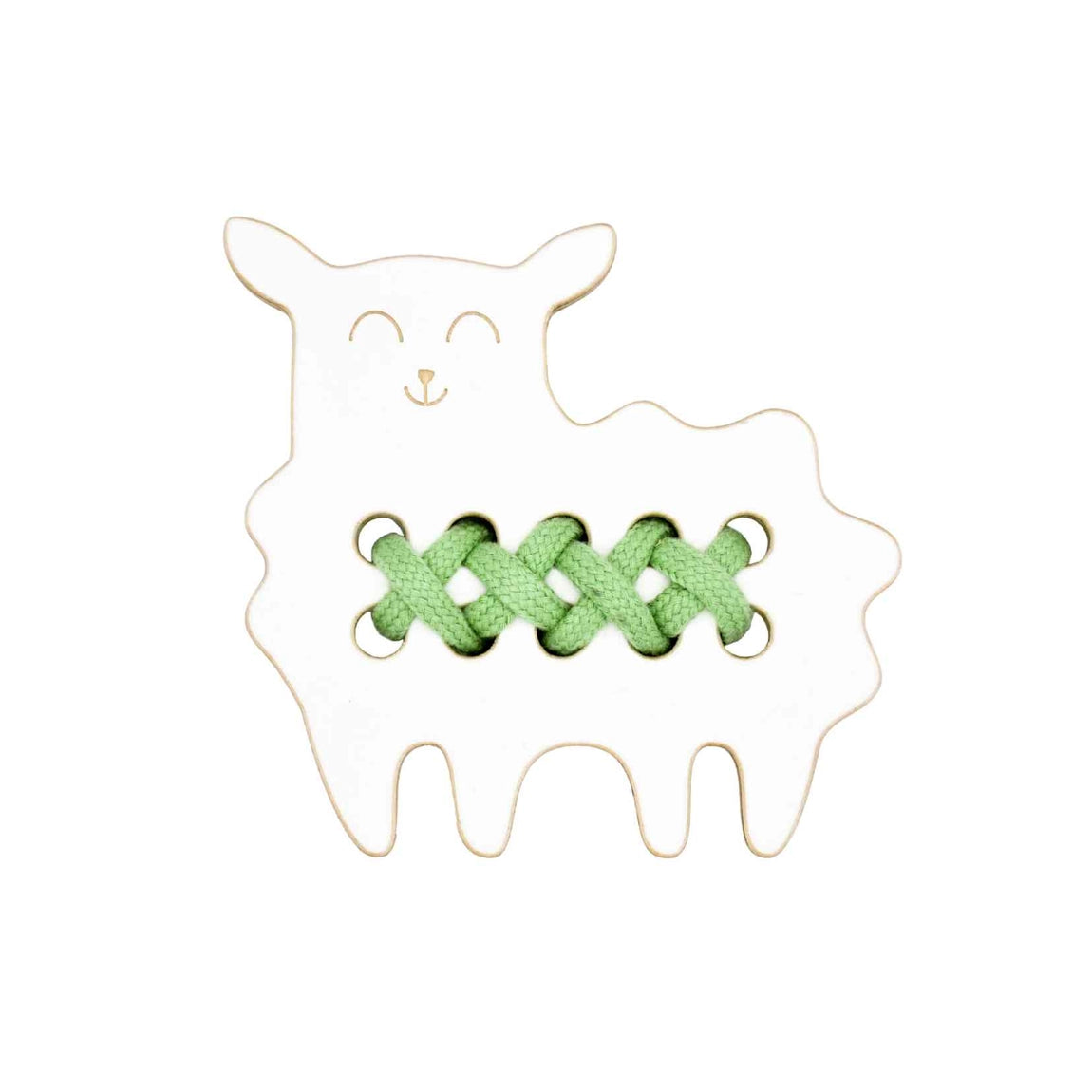 Sheep threading activity toy for children