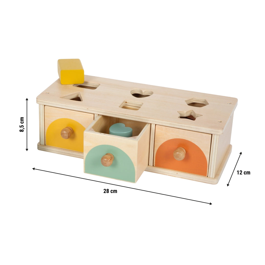 Sorting and matching game for toddlers supporting early learning and fine motor development