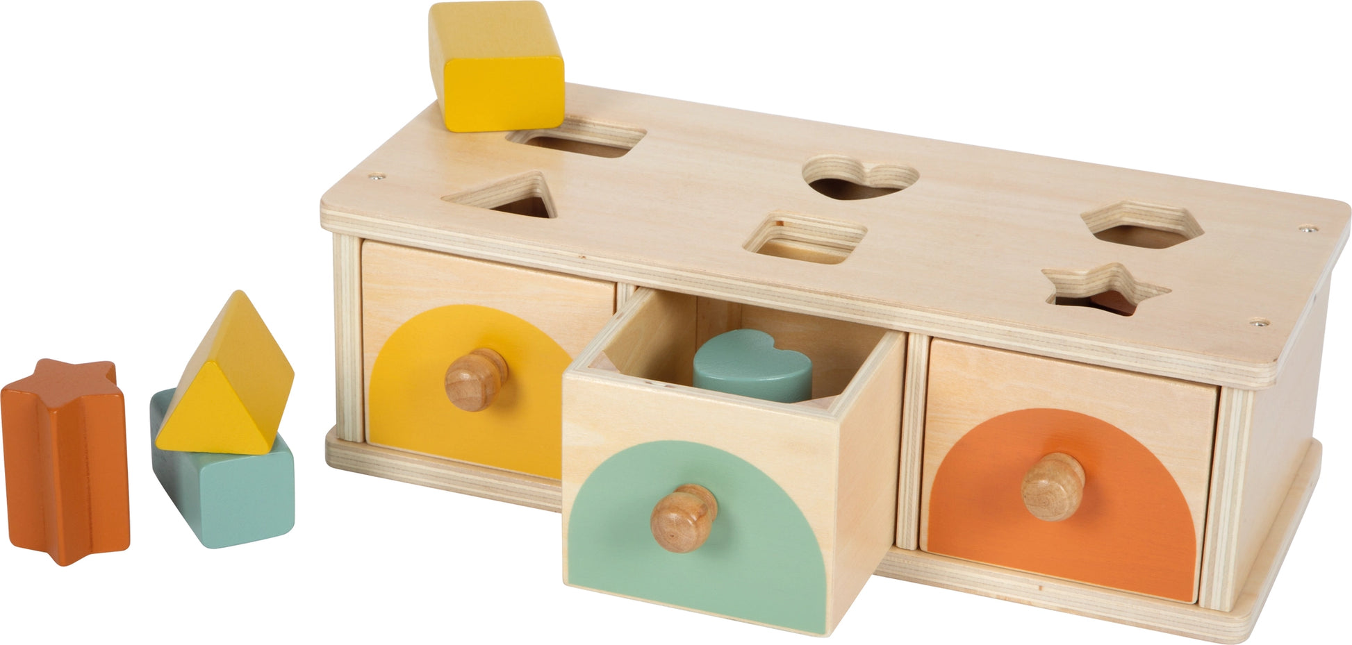 Wooden sorting game for kids developing logical thinking coordination and sensory exploration