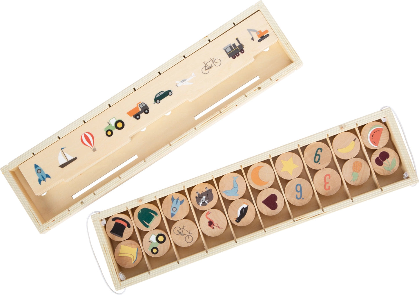 World Explorer picture sorting box for children learning geography cultures and visual classification skills